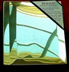 Holson Deluxe Mini Photo Album Brass Tone Picture Frame