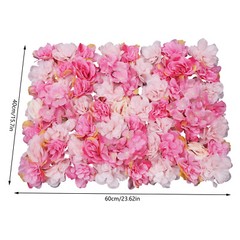 Flower Wall Fake Panel Party Artificial Wedding Decor Hydrangea Flower Wall NEW