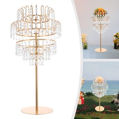 5 Tiers Tabletop Flower Stand Floor Standing Wedding For Wedding Birthday party