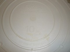Wilton Circles of Strength Lot of 2 Scalloped Separator Plates 10″