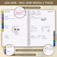 2026 Planner – Planner 2026 for Women & Men, January 2026 – December 2026, Mo…