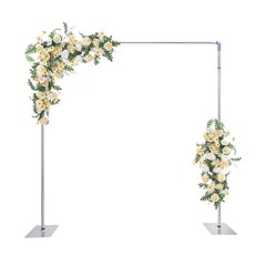 10ft x 10ft Backdrop Stand Pipe Kit Heavy Duty Wedding Back Adjustable Stand
