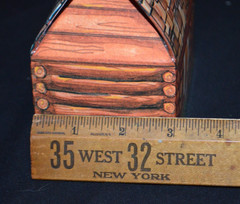 Lot of 40 Vintage Log Cabin Folding Gable Box 5 x 3 Baked Goods Candy Gift Favor