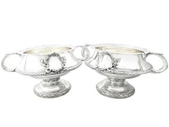 Antique Sterling Silver Bowls/Centerpieces George V 18662g Height 12.2cm