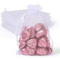 200 pcs 5×7″ Drawstring Organza Gift Bags Wedding Party Jewelry Candy Pouches