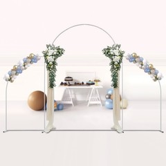 Freestanding Metal Arch Fan Backdrop Stand For Wedding Birthday Party Decor