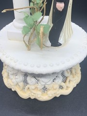 Vintage 1930’s Wedding Cake Topper Artistic Ornament #191