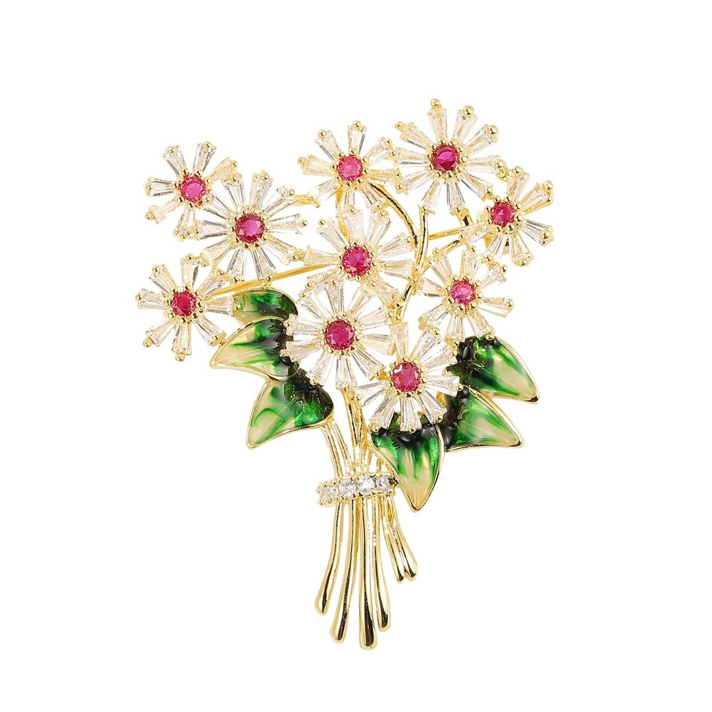 Elegant Pearl Flower Designer Brooch Pins Broches Costume Jewelry For Women F…