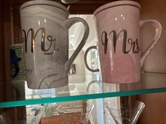 Elegant 50th Anniversary Mug Set for Couples – 14oz Gold Accented Gifts
