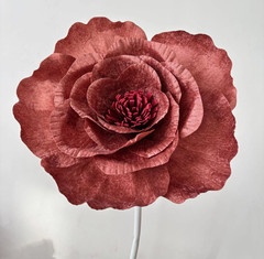 Giant Velvet Peony Flower 60cm Luxury Wedding Backdrop Floral Wall