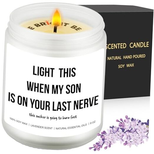 Last Nerve Candle – Funny Wedding & Bridal Shower Gift for Daughter-in-Law