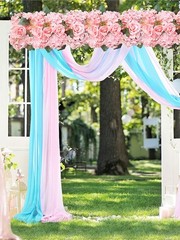 Bridal Eucalyptus Floral Arrangement 50cm Aisle