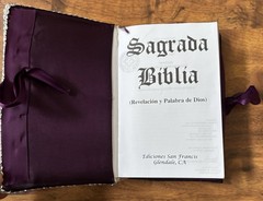 New 3pc Purple Silver Quinceanera Ceremony Set Bible Photo Album Guest Book READ