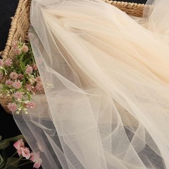 10 Yard Tulle Spool in Champagne Color Perfect for Floral Arrangements and Gifts