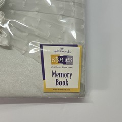 New Hallmark Traditional Wedding Memory Book White Fabric Ring Binder 10X12