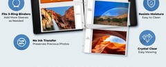 5×7 P Sleeves for 3-Ring Binder, (25 Pa) for 100 Pictures,