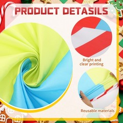 Tinideya 118 x 39 Inches Candy Party Decorations Candy Cane Polyester Carpet …