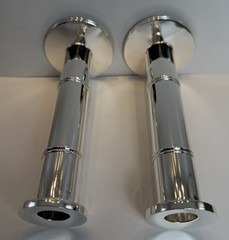 2 Sets Kate Spade x Lenox «Mr.» & «Mrs.» Champagne Glasses Candle Stick Holders