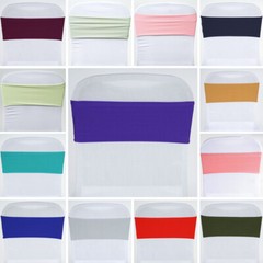40 pcs Stretchable SPANDEX Chair Sashes for Wedding Party Decorations Supplies