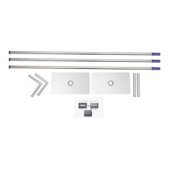 10ft x10ft Backdrop Stand Pipe Kit Heavy Duty Wedding Back Drop Adjustable Stand
