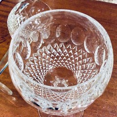 2 Waterford Colleen Oversize Hock Wine Glasses