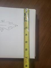 Hallmark White Guest Book Classic Wedding Anniversary Party Special Occasion