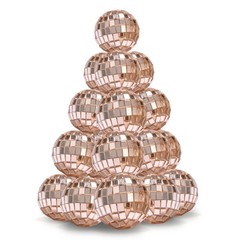 Yescom 20PCS 1.6″ Small Disco Ball Mirror Mini Hanging for Events Wedding Party