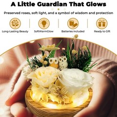 Preserved Flowers Roses Gift for Mom, Wife, Grandma – Forever Real White