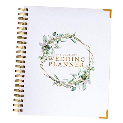 Wedding Planner & Organizer – Floral Gold Edition – Diary Engagement Gift Book