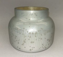 Capri Blue Cream Gold Mercury Jar 19 oz. Candle NEW Volcano Citrus No Lid 1 Wick