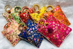 Pack of 100 Indian gift bag Potli Gift Bags Ethnic Wedding Favor Indian Gifts
