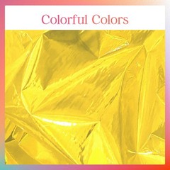 2 Pieces Yellow Iridescence 2 (40″ x 108″ Rectangular),