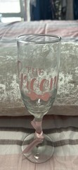 Elegant Bride and Groom Champagne Flutes Set of 2 with Pink Accents for Wedding