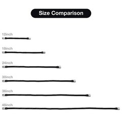 1/2″ OD x 3/8″ ID 12″ Non-Whistle Flexible Flex G…