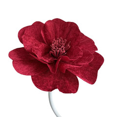 Giant Velvet Peony Flower 60cm Luxury Wedding Backdrop Floral Wall