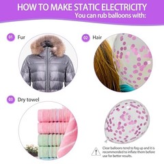 68Pcs Pink and Purple Balloons 12 Inch Metallic Purple Pink Latex Pinkpurple