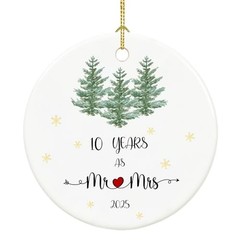 10th Tin Anniversary 2025, 10 Year Mr and Mrs Gifts for Couple, 10th 10 Years
