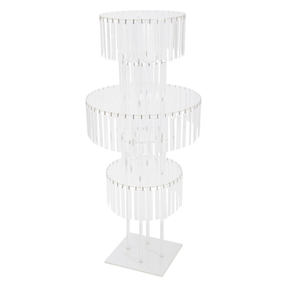 110cm 5-Tier Flower Stand Crystal Flower Stand Weddings Decoration Flowers Stand