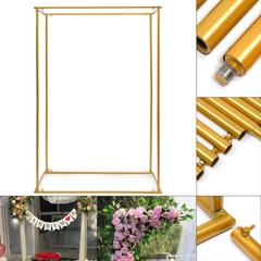 Rectangle Wedding Arch Birthday Party Metal Balloon Frame Backdrop Stand 5.9ft