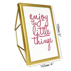 Rectangular Picture Frame Vertical Photo Frame Golden Vintage Picture Frame D…