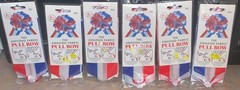 Lot Of 6~The Amazing Fabric Pull Bows~6″~Red White Blue~Memorial Day~July 4th
