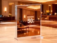 Clear Acrylic Sign Holder, Display Stand, Plastic Card Holder