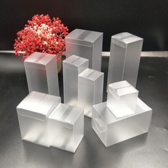25X PVC Semi-Sheer Frosted Boxes Wedding Favour Gift Toy Doll Display Package