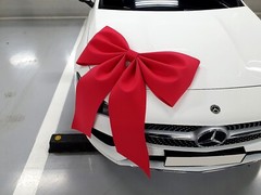Wedding Car Decoration Big King Giant Size eva form Ribbon By italy designer
