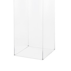 4Pcs Clear Acrylic Pedestal Stands, Display Pedestal for Floral & Cake Display