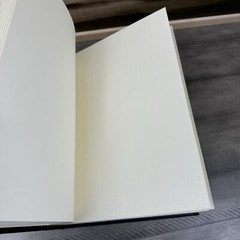 Pottery Barn Leather Bound Photo Album Book Medium Navy Blue NIB
