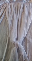 Table Skirting Banquet Table * NEW * White Tulle Washable Wedding Shower