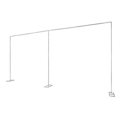 Square Iron Balloon Arch Stand Wedding Arch Backdrop Stand Arches for Ceremony