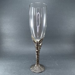 2 International Silver Co. Toasting Goblet Fluted Champagne Glasses Goblets