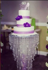 Wedding cake TABLE for Cake Stands Crystal Cake Table 10inch